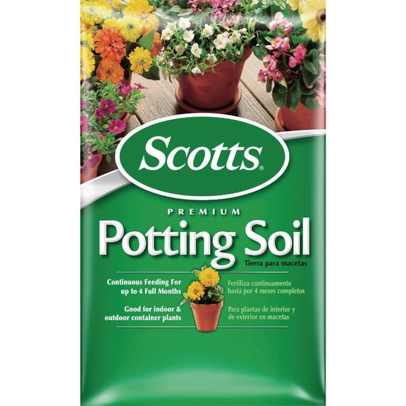 Scott Grow SCOTTS GROWING MEDIA Scotts 1 Cu. Ft. Potting Soil - Pack of 2 ...