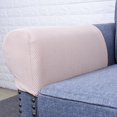 thumbnail image 5 of 4 Pieces Beige Stretchable Sofa Armrest Covers Armchair covers Protector, 5 of 8