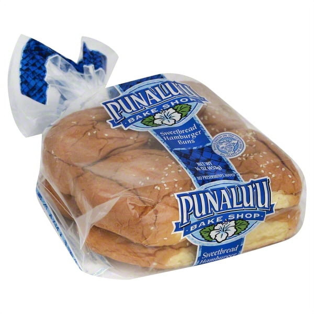 Punaluu Bake Shop Punaluu Bake Shop Hamburger Buns, 16 oz