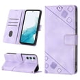 thumbnail image 1 of Compatible with Samsung Galaxy A54 5G Classic Embossed PU Leather Case with Card Holder Shockproof Cover, 1 of 5