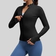 thumbnail image 3 of Women's UPF 50+ Sun Protection UV Jacket - Zip Up Hoodie Long Sleeve Hiking Fishing SPF Performance Shirt with Thumbhole, 3 of 6