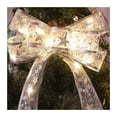 thumbnail image 4 of 197-inch Battery-Powered Christmas Decor Ribbon LED String Lights Tree Ornaments Satin Gift Box Sparkling Lights, 4 of 6