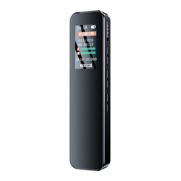 Recorder for Lectures 64G Digital Recorder Mp3 Player External Playback Function Recorder Password Protection for Hd Recordings of Lecture Meetings and Classroom Interviews Mp3 Player with Speaker
