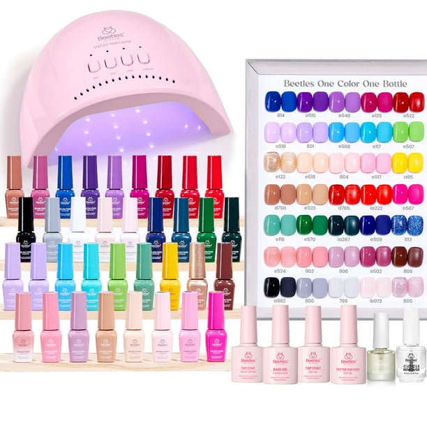 Kit de Esmaltes de Gel Beetles Seasonal Whispers 35 Colores
