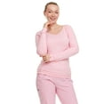 thumbnail image 3 of HEAL+WEAR Women's Long Sleeve Underscrub Shirt Lightweight Stretch 4-Way Stretch Base Layer for Nurse Beauty Salon Workwear Clinical Scrubs Layering Tee, 3 of 7