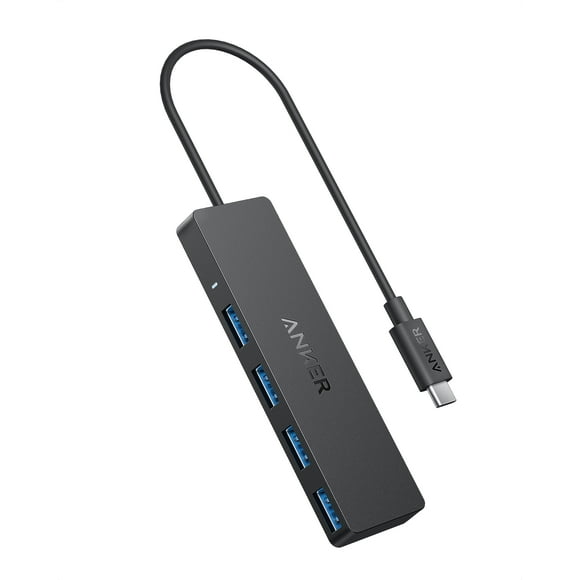 Hub de datos USB 3.0 Anker de 4 puertos con velocidad de transferencia de 5 Gbps