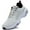 BlackBeigeWhite, variant on Men’s Running Shoes – Stretch Knit Upper Walking Sneakers Airy Cotton Insole Cushion for Fitness or Daily Commutes