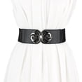 thumbnail image 2 of Ceintures pour Femmes pour Robes Grandes Ceintures de Mode pour Femmes Robes Ceintures Larges Extensibles pour Femmes Ceintures Larges pour Femmes Ceinture Élastique de Mode pour Robes Ceintures Épaisses Rouges pour Femmes, Gris, 2 of 9
