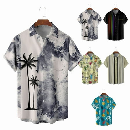 

Adult Kids Casual Short Sleeve T-Shirts Vintage Funky Clothes For Men