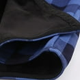 thumbnail image 6 of LNZGNM Blue Flannel Jacket for Men Sherpa Lined Thermal Plaid Shirt Jackets Button Up Thick Plaid Jackets Coat Winter Outwear with Pocket, Blue 3XL, 6 of 7