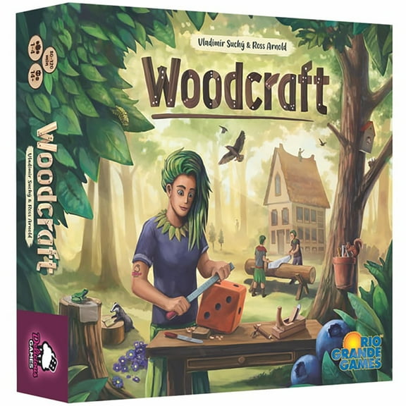 Woodcraft - Workshop Management Game, Economic Board Game, Builder Board Game, Rio Grande Games, For Ages 14 And Up, 1-4 Players, 45-90 Minute Playing Time