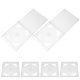 thumbnail image 1 of 6 estuches transparentes para CD: cajas de exhibición transparentes para CD con compartimentos delgados para almacenar dos discos, ideales para el hogar y la oficina, 1 of 8