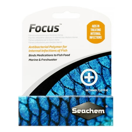 Seachem Fish Medication - Seachem Focus Fish & Aquatic Life Medication, 0.17 Oz