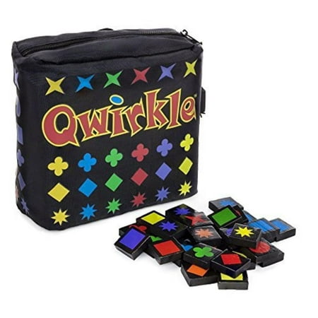 Travel Qwirkle Board Game, TACTICAL STRATEGY: Featuring a massive amount of in-game choices, including three tiles each of thirty-six possible.., By (Best Tactical Strategy Games)