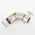 thumbnail image 2 of Motorcycle Exhaust Link Pipe Mid Pipe Accessories For CB1000R 2008 2009 2010 2011-2016 Silp On Exhaust Muffler, 2 of 7