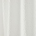thumbnail image 2 of Nicole Miller Textured Matelassé Hidden Tab/Rod Pocket Top Light Filtering Curtain Panel Pair, 50"x108", Snowflake, 2 of 7