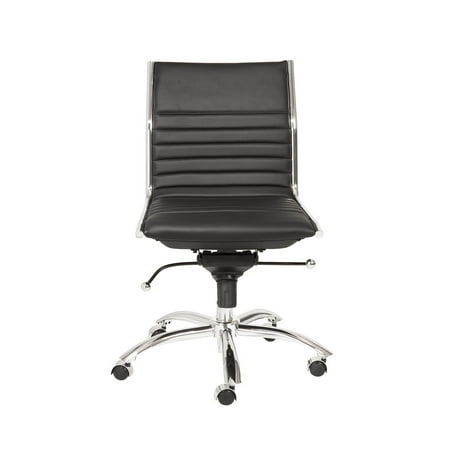Armless Office Chairs euro style dirk low back armless office chair - walmart Armless Office Chairs euro style dirk low back armless office chair - walmart
