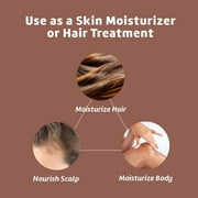 De La Cruz Expeller Pressed Coconut Oil for Dry Skin and Hair Moisturizer, 2.2 oz