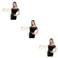 thumbnail image 4 of stanreset Durable Chain Waist Belt For Fashionable Women for Glamorous Smooth Line Party Chain Belts Colorfast 3Set, 4 of 6
