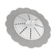 thumbnail image 2 of Inteprter Cubierta de drenaje de piso de silicona portátil desmontable encantador colorido giratorio cocina baño colador filtro de pelo Juegos de accesorios de baño Gris blanco, 2 of 6