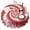 Red White Tie, variant on Colorful Tie Dye Wave Pattern Round Tablecloth 60"x60",Wrinkle Wipeable Table Cloth for Kitchen Dining Room Picnic Patio Party