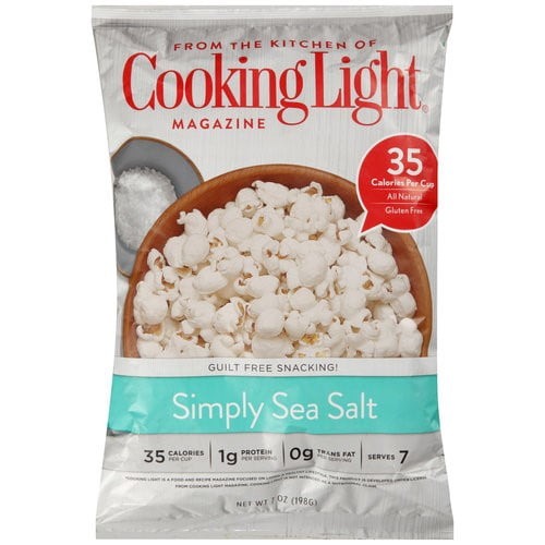 Cooking Light Sea Salt Popcorn, 7 Oz.