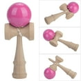 thumbnail image 1 of Juguete de malabarismo magistral con toque tradicional japonés Kendama rosa rojo, 1 of 8