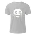 thumbnail image 4 of Blusas y camisas de manga corta y cuello redondo para hombre. Blusas/camisetas de manga corta con cuello redondo y estampado de Halloween para hombre. Blusa para hombre., 4 of 5