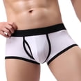 thumbnail image 2 of Neinkie Men's Dual Pouch Underwear Lightweight Sport Quick Dry Performance Boxer Briefs, 2 of 7