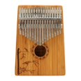 thumbnail image 3 of Piano de dedo Kalimba 17 teclas ANGGREK Sonido resonante con Bolsa de almacenamiento, 3 of 8