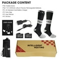 thumbnail image 4 of SAVIOR HEAT Rechargeable Heated Socks 7.4V Li-Polymer Battery Powered Electric Unisex Winter Foot Warmer, 4 of 9