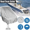 thumbnail image 2 of 6X Boat Seat Cover, Outdoor Waterproof Pontoon Captain Boat Bench Chair Seat Cover, Chair Protective Covers, 2 of 4