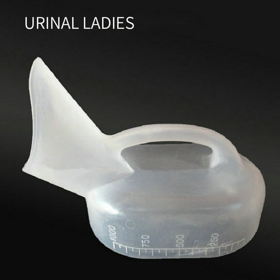 Manunclaims 1000ml Urinal Bottle for Car, Mobile Toilet Urinal for Men and Women, Bedpans Pee Bottle, Plastic Can for Car, Old Man, Child and Diabetes for Camping Outdoor Travel