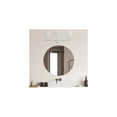 thumbnail image 6 of 26.5" 3-Light Vanity Light - Metal Bar & Frosted Glass Shades - Bathroom, Hallway Decor - White, 6 of 10
