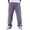 Purple_020, variant on Domuza Mens Corduroy Pants Baggy Wide Leg Casual Elastic Waist Drawstring Loose Fit Sweatpants White 3XL