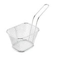 thumbnail image 1 of Panier à Friture Carré en Maille en Acier Inoxydable, Passoire Filet pour Frites, Filtre à Huile de Cuisine, 1 of 5