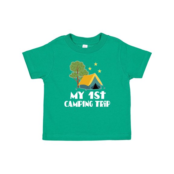 Inktastic My 1st Camping Trip Boys or Girls Baby T-Shirt