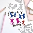thumbnail image 4 of Troqueles de corte de 6 estilos de música, jazz y danza para hacer tarjetas. Troqueles de notas musicales de bailarín de acero al carbono. Plantillas para recortes de tarjetas y repujado., 4 of 9