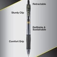 thumbnail image 6 of PILOT G2 Premium Refillable & Retractable Rolling Ball Gel Pens, Bold Point, Black Ink, 12-Pack (31256), 6 of 12