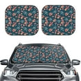 thumbnail image 2 of Disketp 2 Piece Happy Mother'S Day Pattern Windshield Sunshades,Folding Windshield Sun Shade For Car Suv Trucks Sedan,Blocks Uv Rays Sun Visor Protector-Medium, 2 of 7