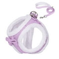 thumbnail image 3 of Didog Bow Fleece Dog Harness and Leash set No Pull Pet Puppy Vest Jacket for Chihuahua, 3 of 10
