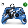thumbnail image 1 of Manette câblée améliorée de PowerA pour Xbox Series X|S - Camouflage bleu, 1 of 9