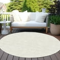 thumbnail image 6 of Addison Rugs Chantille Indoor/Outdoor Transitional Geometric Beige Washable Round Rug, 8' x 8', 6 of 6