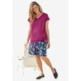 thumbnail image 4 of Woman Within Plus Size Side Tie Knit Tee, 4 of 6
