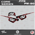 thumbnail image 3 of Kalair GFX Graphics Kit for Yamaha PW50 (All Years) Core Series, 3 of 5