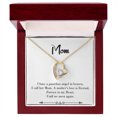 thumbnail image 1 of To Mom Remembrance Message Mother's Love is Eternal White Forever Necklace w Message Card, 1 of 8
