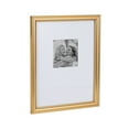thumbnail image 3 of DesignOvation Breylynn 11x14 matted to 5x5 Gold Tabletop Picture Frame, 3 of 8