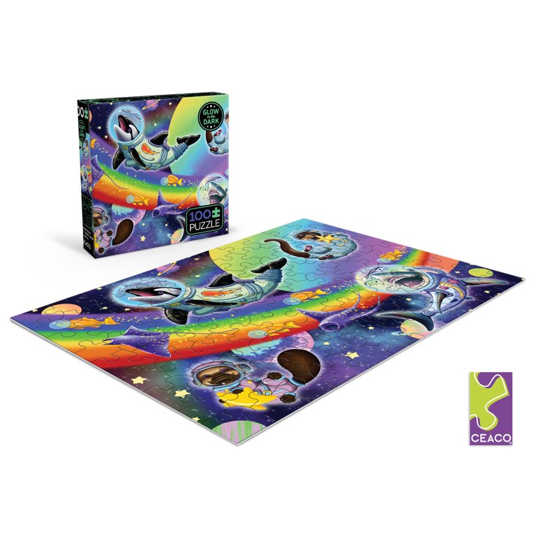 Ceaco Starry Safari Glow 100 Piece Jigsaw Puzzle - Walmart.com