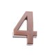 thumbnail image 2 of Números de Casa Moderna Black 0-9 Números de dirección metálica autoadhesiva para buzones y puertas para uso exterior - Instalación sencilla sin taladrar, 2 of 9