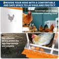 thumbnail image 3 of 10-Hole Chicken Coop Nesting Box with Ventilation, Galvanized Steel for Hens & Ducks, 3 of 7